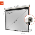 Elektromotorisierte Fernbedienungswandprojektorbildschirm